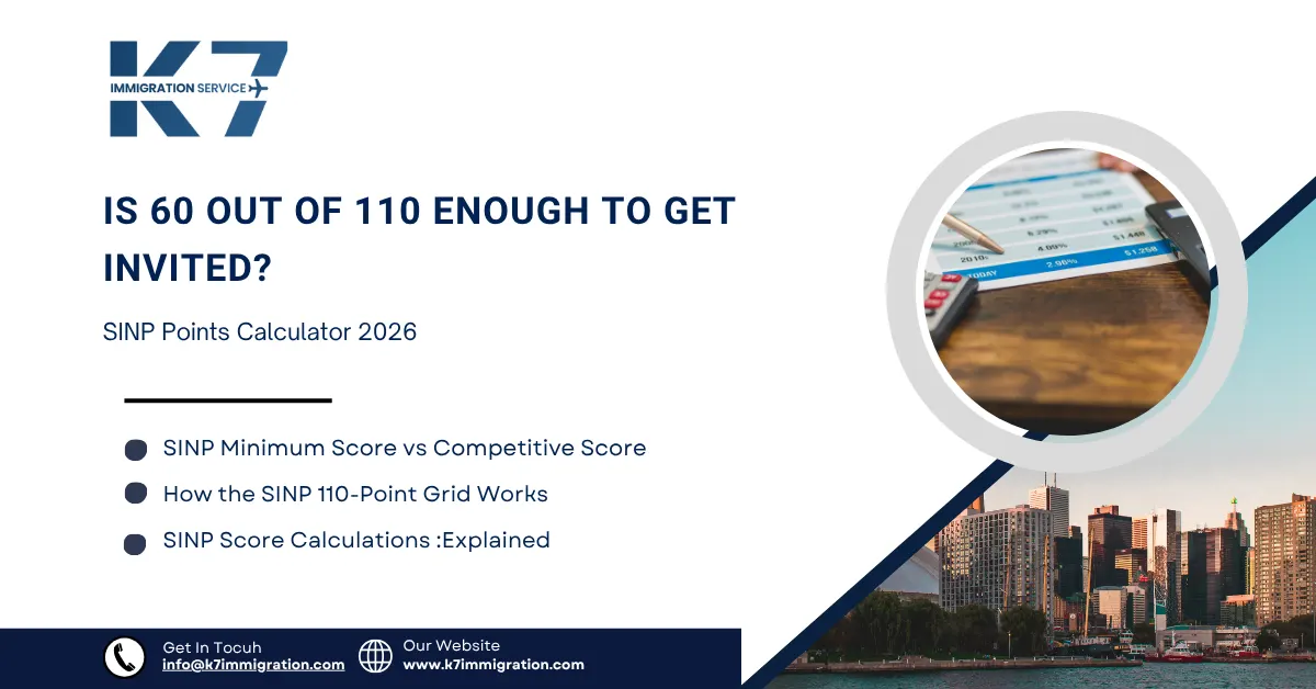 SINP Points Calculator 2026: Is 60 Out of 110 Enough to Get Invited?