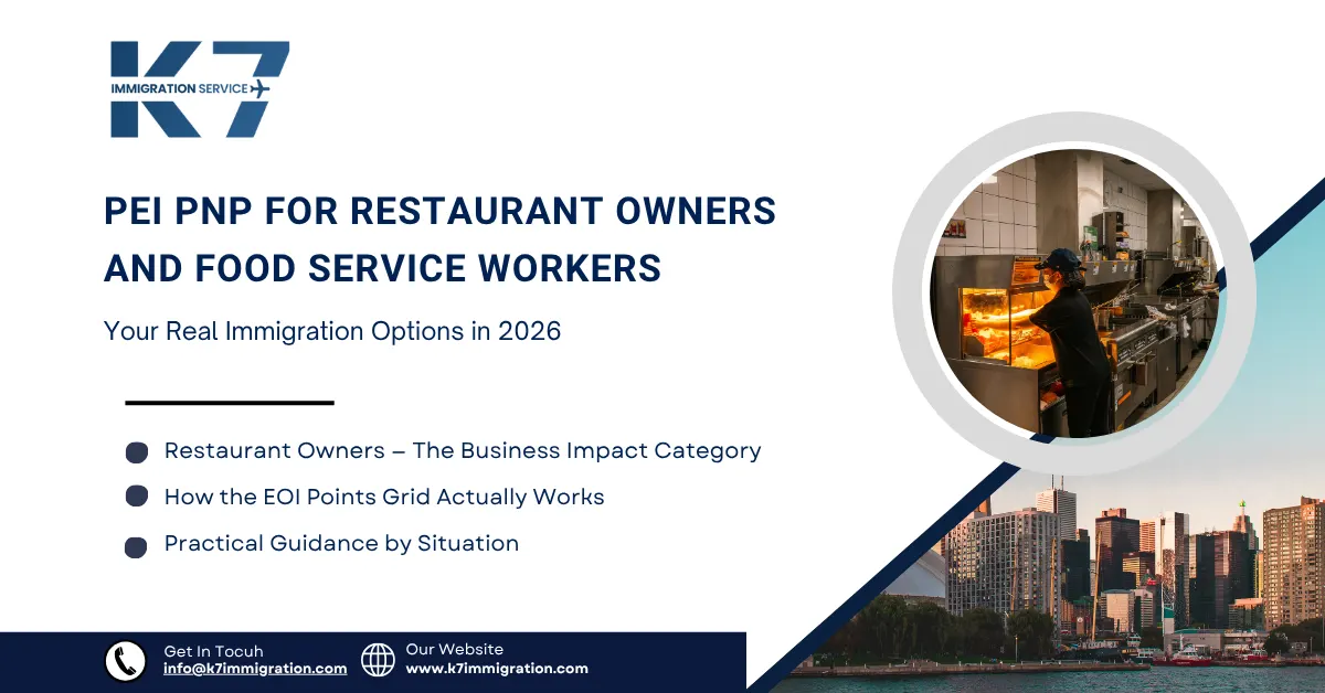 PEI PNP for Restaurant Owners and Food Service Workers: Your Real Immigration Options in 2026