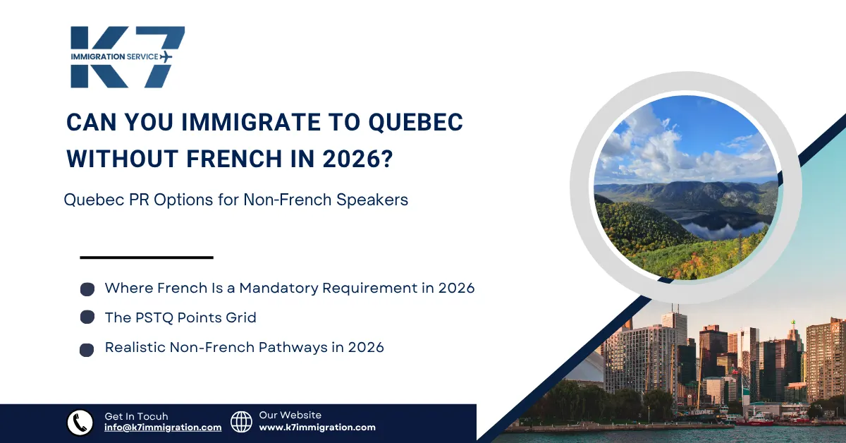 Can You Immigrate to Quebec Without French in 2026? PR Options for Non-French Speakers