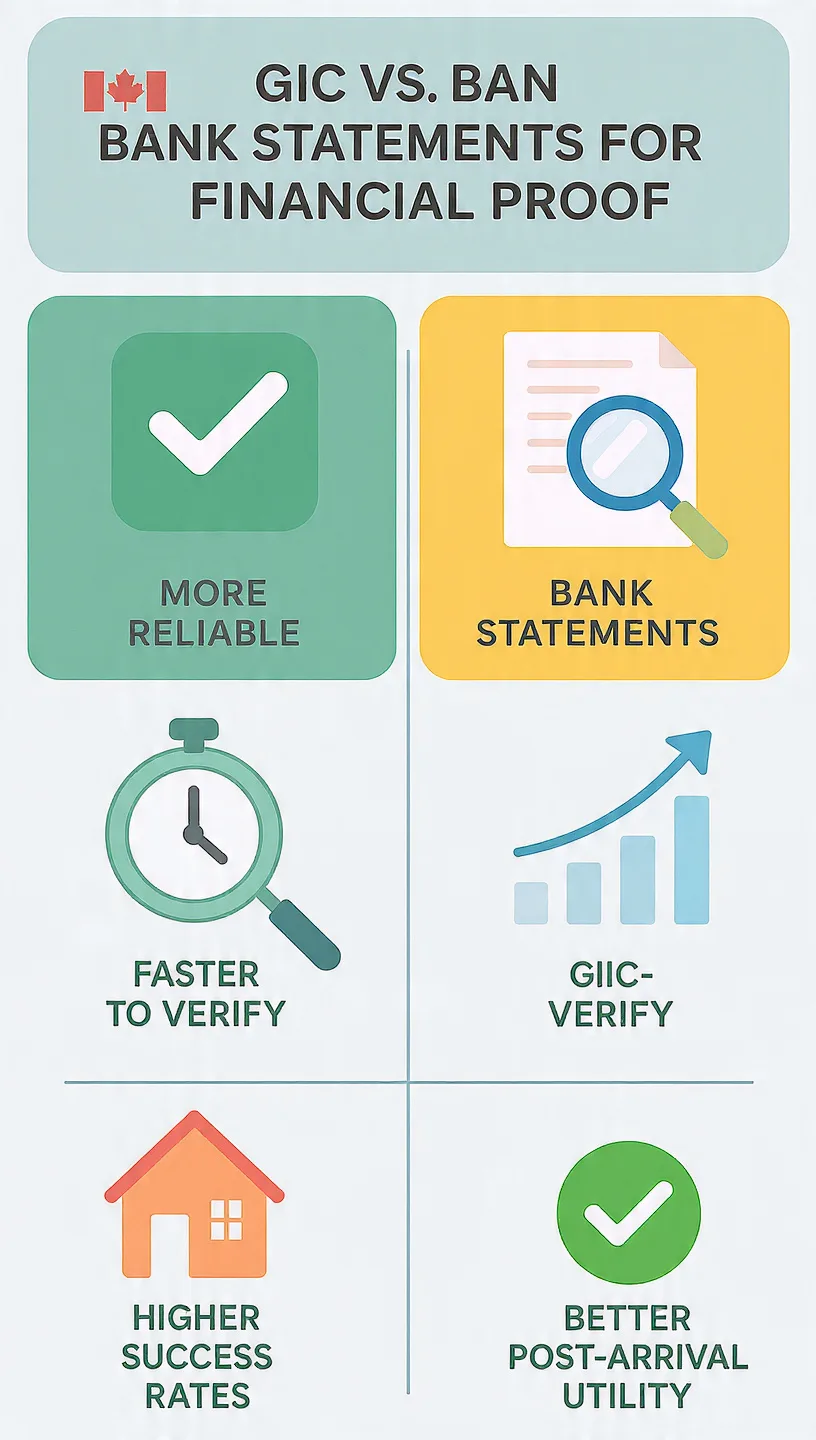 GIC vs. Bank Statements