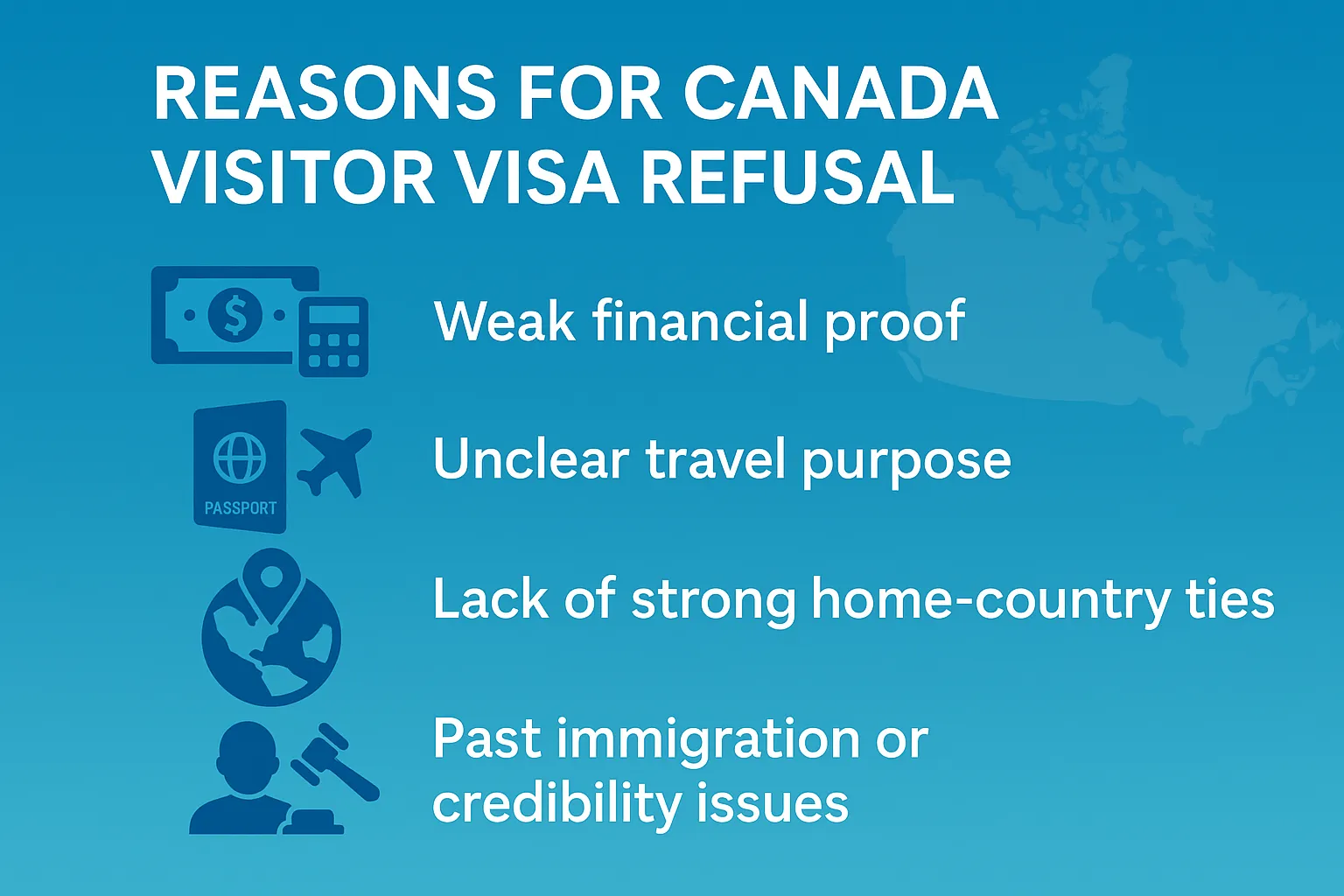 visitor visa refusal